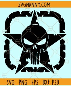 Military Punisher skull svg, Skull Clipart svg, Skull svg, The Punisher SVG, Punisher Skull SVG
