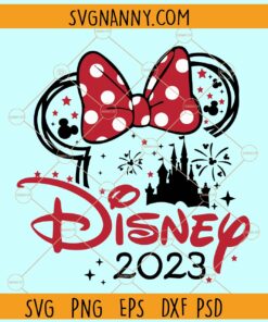 Minnie Disney Trip 2023 svg, Family Trip Shirt Svg, Magical World Vacation Svg