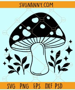 Mushroom SVG, mushroom clipart svg, fungus svg, magic mushroom svg, boho svg