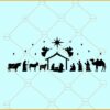 Nativity scene svg, Nativity SVG,  Christmas svg, Christmas svg files, Merry Christmas svg