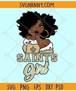 New Orleans Saints Girl SVG, New Orleans Saints Cheer svg, New Orleans Saints SVG File