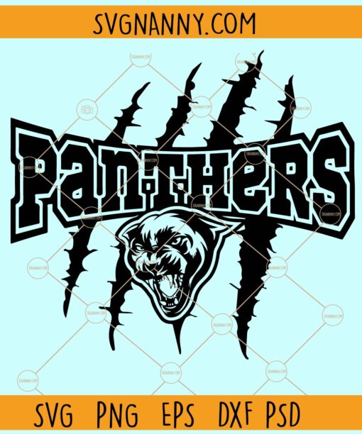 Panthers svg, Panthers mascot svg, Team spirit svg, Football Mom svg