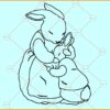 Peter rabbit SVG, Easter rabbit svg, Peter Rabbit PNG, Easter Bunny svg, Peter Rabbit clipart svg