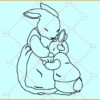 Peter rabbit SVG, Easter rabbit svg, Peter Rabbit PNG, Easter Bunny svg, Peter Rabbit clipart svg