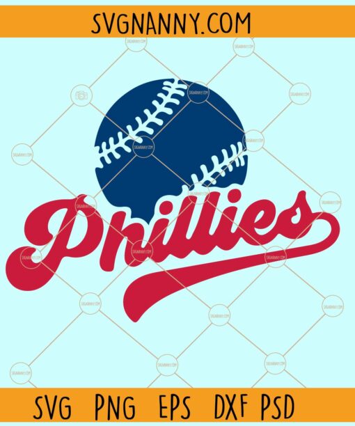 Philadelphia Phillies Baseball SVG, sports, philadelphia baseball svg, baseball svg, baseball png