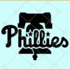 Phillies Bell SVG, Philadelphia Phillies Baseball SVG, sports, philadelphia baseball svg