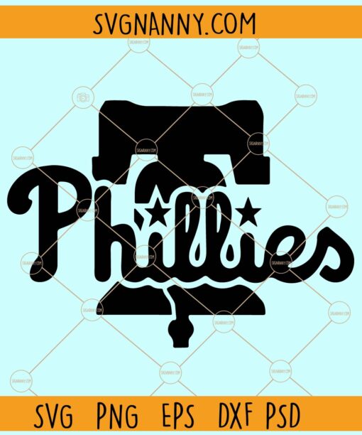 Phillies Bell SVG, Philadelphia Phillies Baseball SVG, sports, philadelphia baseball svg