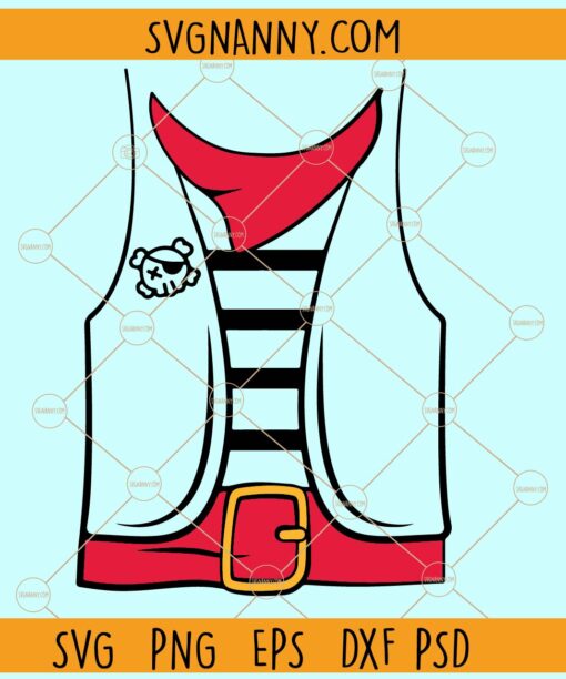 Pirate Outfit svg, Pirate costume svg, Pirate costume png, Pirate Day svg, Pirate Png