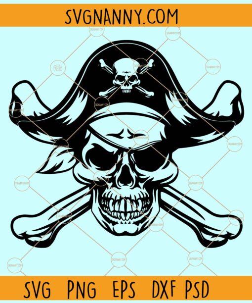 Pirate skull and crossbones SVG, Pirate skull and crossbones svg files, Pirates Svg
