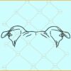 Pit Bull Dog Ear Outline SVG, Pit Bull dog breed svg, , Pit Bull dog breed svg file