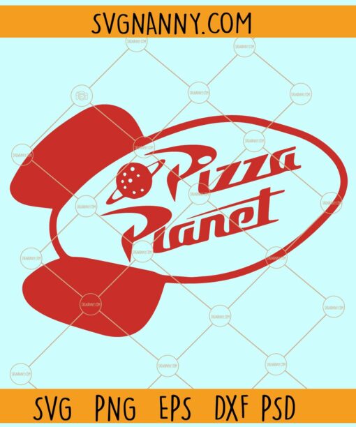 Pizza Planet SVG, Pizza svg, Pizza Planet Logo svg, Pizza Planet vector svg