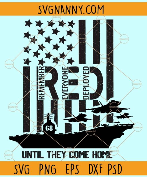 RED until they come home Svg, Red Friday Until They Come Home SVG, Red Friday SVG