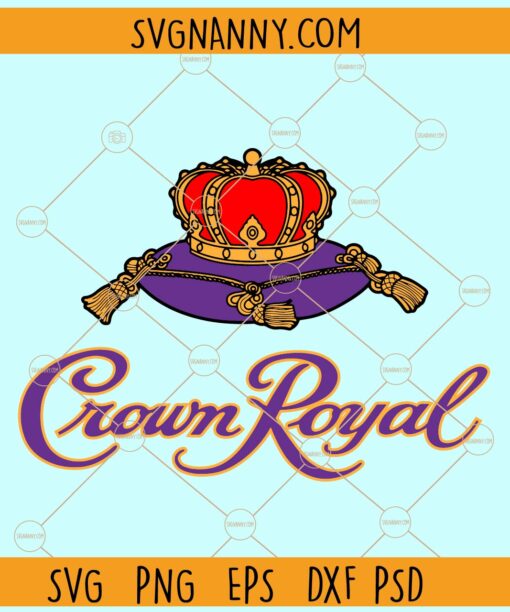 Royal crown svg, Crown Royal svg, crown royal whiskey svg, crown royal whiskey logo svg