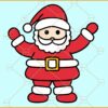 Santa outline svg, Santa Claus svg, Christmas svg, Christmas sign svg, Christmas svg file