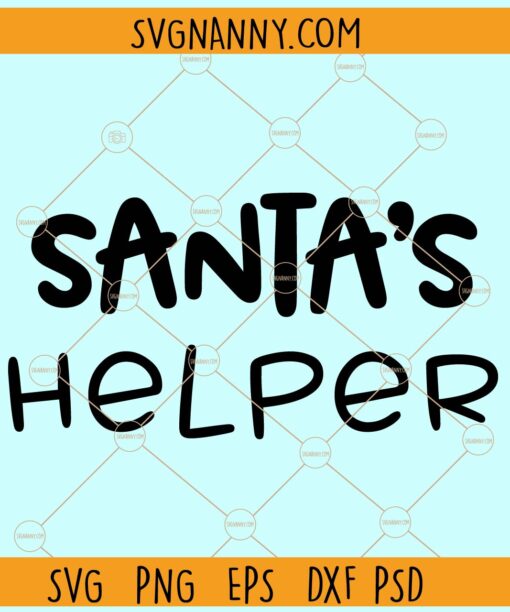 Santa's helper svg, Christmas svg, Christmas sign svg, Christmas svg file, Christmas png