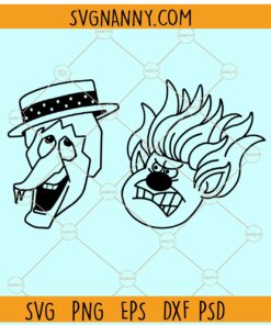 Snow Miser and Heat Miser SVG, Miser Brothers  svg, Combo Heat Miser Snow Miser clipart svg