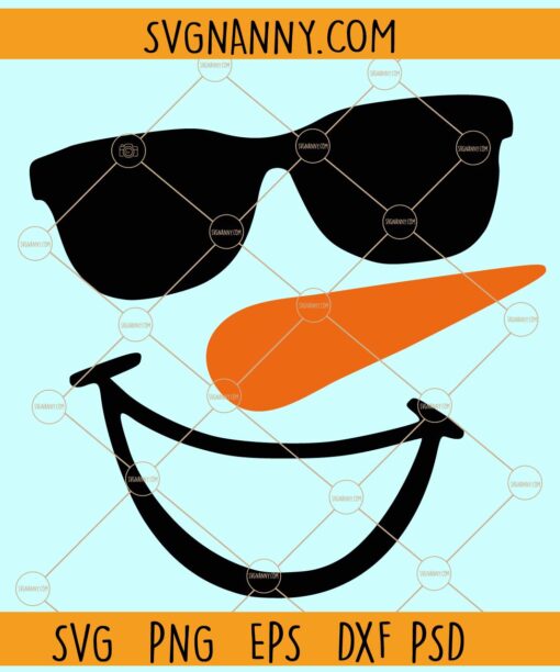  Snowman face Outline svg, Snowman face svg, Snowman svg, Cute Snowman face SVG