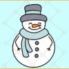 Snowman svg, Winter svg files, Christmas svg, Christmas sign svg, Christmas svg file