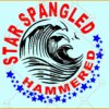 Star Spangled Hammered SVG, Patriotic Svg, America Svg, Star Spangled Stud Svg