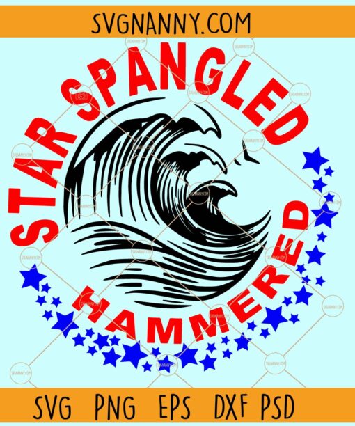 Star Spangled Hammered SVG, Patriotic Svg, America Svg, Star Spangled Stud Svg