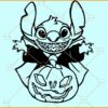 Stitch Halloween pumpkin svg, Stitch Halloween svg,  pumpkin face svg, Halloween clipart svg