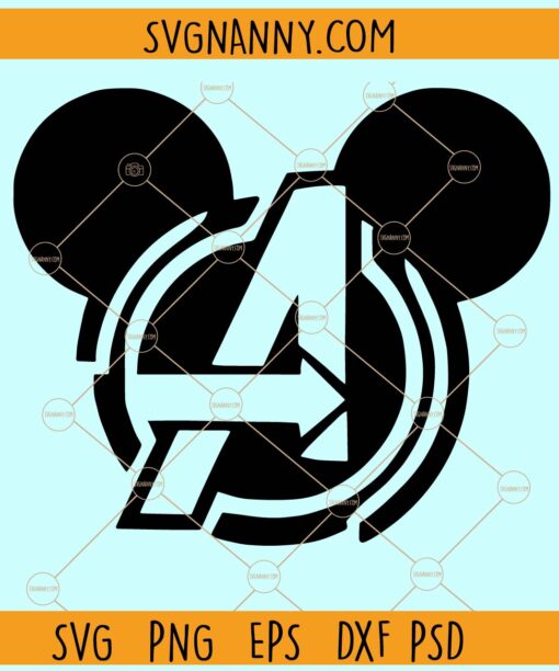 Superhero campus SVG, Superhero campus mickey ears svg, Superhero svg