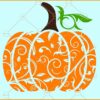 Swirly Pumpkin SVG, Halloween Svg, Thanksgiving svg, Halloween Svg, Fall Svg