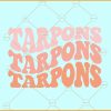 Tarpons Wavy stacked svg, Tarpons Football svg, Tarpons svg, Tarpons svg file svg