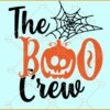 The Boo crew svg, Spooky vibes svg, boo crew SVG, Halloween SVG, Boo SVG