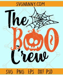 The Boo crew svg, Spooky vibes svg, boo crew SVG, Halloween SVG, Boo SVG