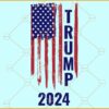 US Flag Trump 2024 SVG, rump 2024 svg, trump svg, trump flag svg, trump american flag svg