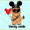 Vacay mode chewbacca svg, Mickey head balloon svg, Chewbacca clipart svg, Chewbacca SVG