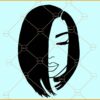 Woman natural hair svg, Black Woman Natural Hair svg, Natural Hair Svg, Afro Svg, Black Woman Svg