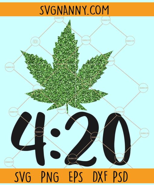 420 Weed Svg File, 420 Cannabis Svg, Marijuana Svg, 420 Svg, Smoke Weed Svg