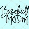 Baseball mom svg file, Baseball SVG, Baseball mom png, Baseball clipart svg, Baseball shirt svg