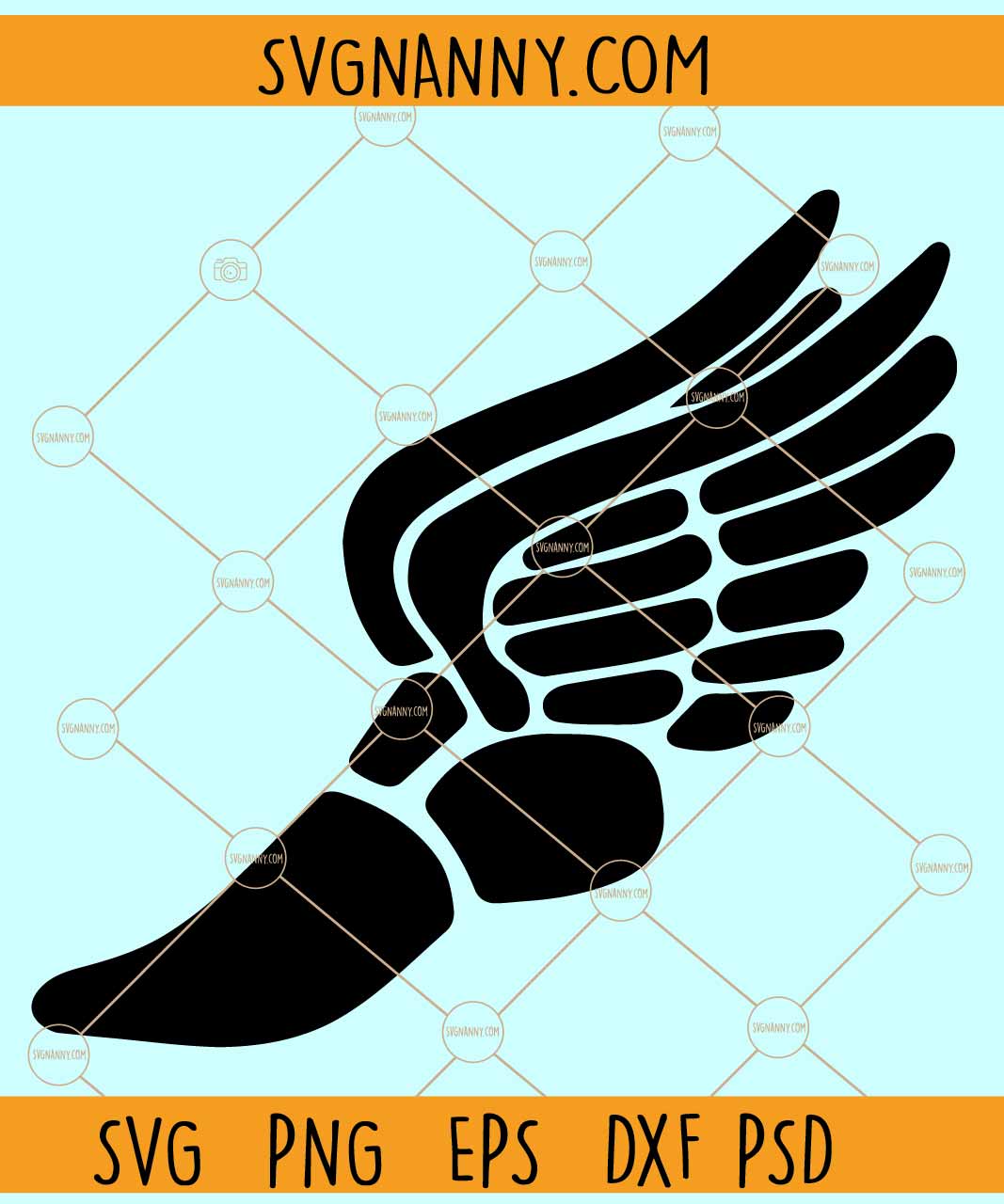 Track deals shoe wings