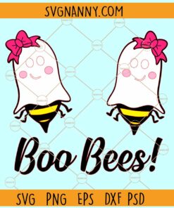 Boo bees breast cancer svg, Boo Bees SVG, Breast cancer Awareness PNG