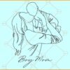 Boy Mom Line art SVG, boy mom svg, mom of boys svg