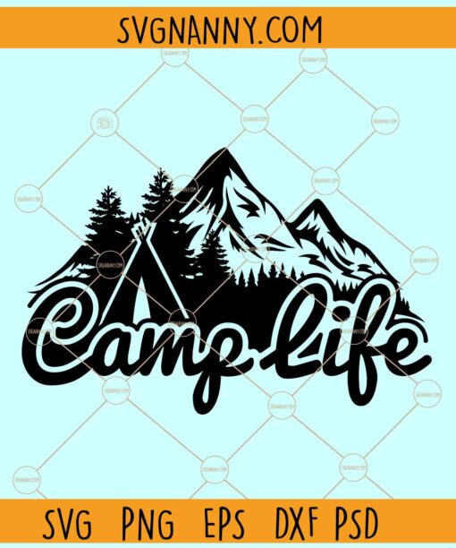 Camp life svg, Camping SVG, Camping Life svg, Happy Camper svg, Camping Shirt svg