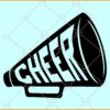 Cheerleader Megaphone SVG, Cheerleader SVG, Cheer Megaphone SVG