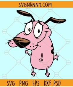 Courage the cowardly dog SVG, Courage The Cowardly Dog Vector svg