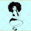 Curvy woman SVG, Curvy Body Positivity svg, Body Positive Svg, Full Figured Woman svg