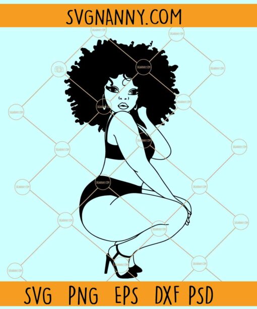 Curvy woman SVG, Curvy Body Positivity svg, Body Positive Svg, Full Figured Woman svg