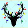 Deer Christmas light svg, Deer svg, Christmas shirt svg, Christmas svg, Christmas svg files