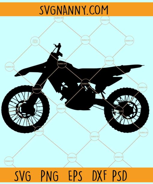 Dirt bike silhouette svg, Dirt Bike Rider SG, Bike Svg, Motorcycle Svg