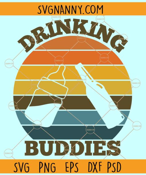 Drinking buddies Retro svg, Beer Buddies Svg, Best Friends Svg, Drinking svg, Funny Drinking svg
