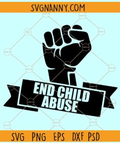 End child abuse SVG, Child Abuse Awareness Svg, Child Abuse Prevention Svg
