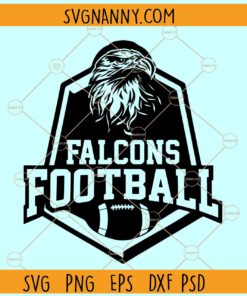 Falcons Football SVG¸ Falcons Football Svg, Falcons Mascot Svg, school Team svg