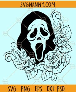 alloween ghost svg, Floral Halloween ghost svg, ghost SVG, Halloween SVG, ghost Silhouette svg
