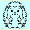 Hedgehog Outline SVG, Hedgehog SVG, Hedgehog Clipart svg, Hedgehog shirt svg
